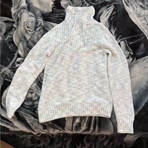 Elegant Gray Turtleneck Sweater